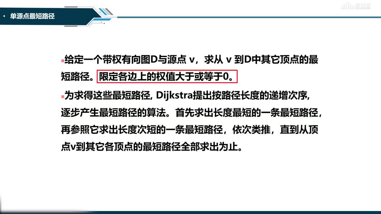 數據結構與分析：[7.9]--單源點最短路徑(2)#硬聲創作季 