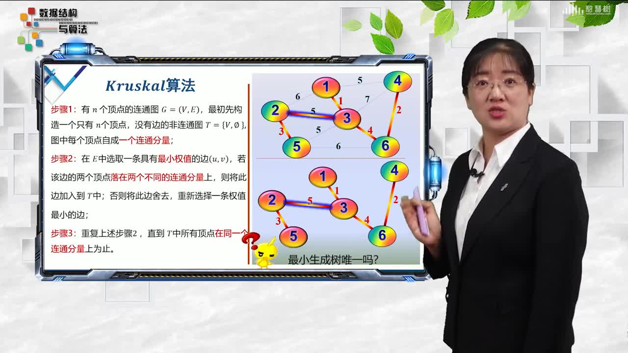 數據結構與分析：[8.4.3]--Kruskal算法(2)#硬聲創作季 