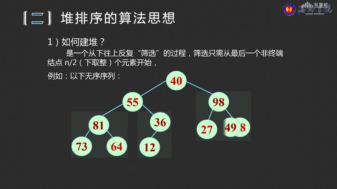 數(shù)據(jù)結(jié)構(gòu)與分析：[8.6]--堆排序(2)#硬聲創(chuàng)作季 