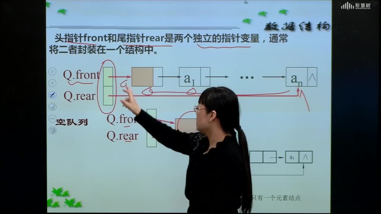 數據結構與算法：[3.8.1]--隊列的鏈式存儲(2)#硬聲創作季 