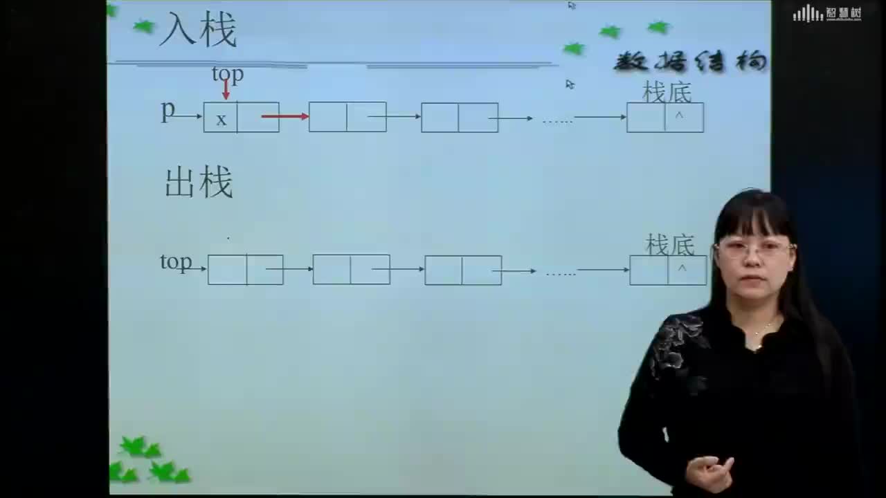 數據結構與算法：[3.4.3]--鏈棧的基本操作(1)#硬聲創作季 