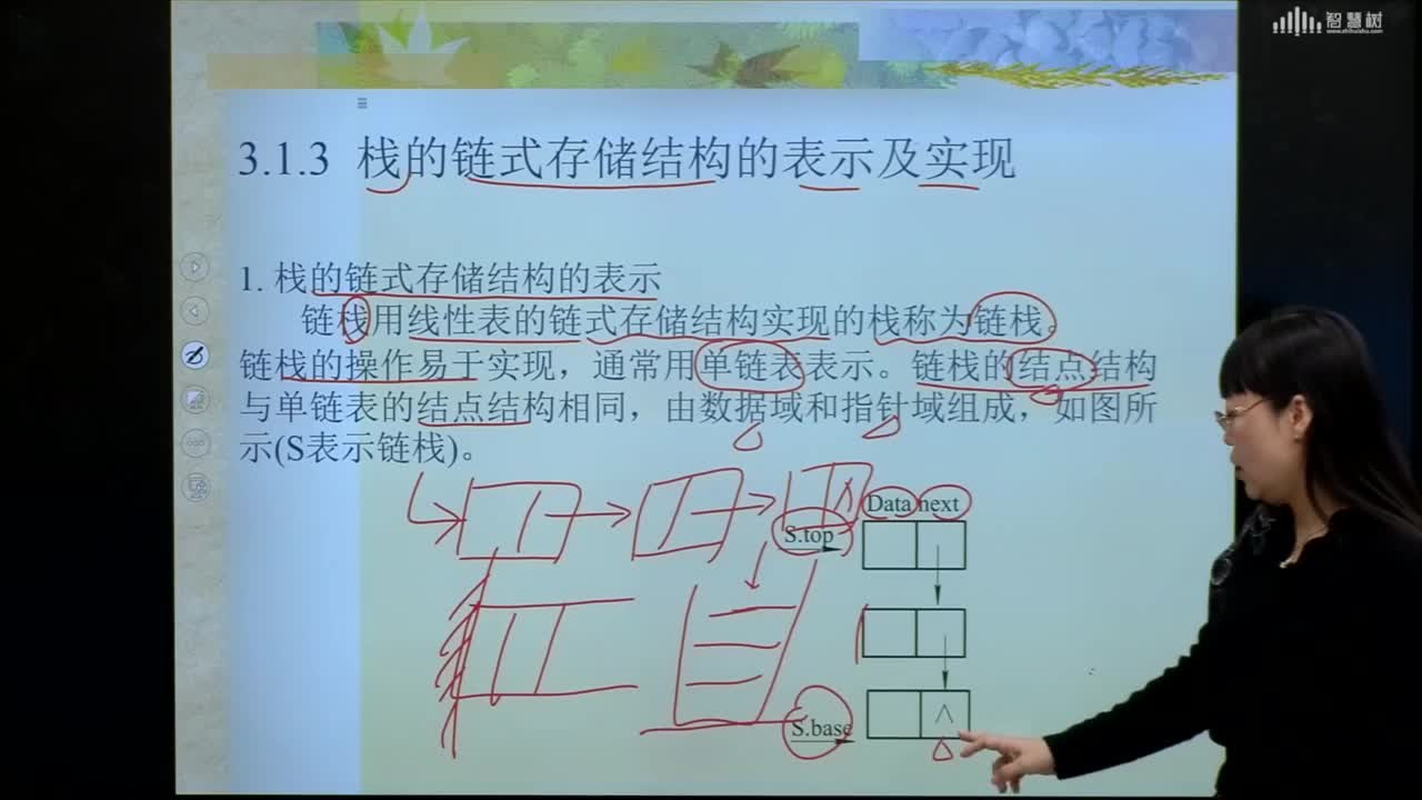 數據結構與算法：[3.4.1]--棧的鏈式存儲結構及編程實現(2)#硬聲創作季 