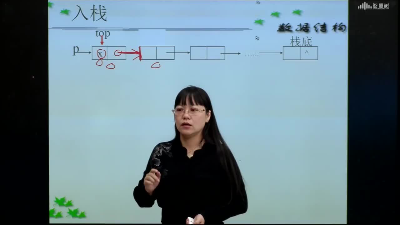 數據結構與算法：[3.4.3]--鏈棧的基本操作(2)#硬聲創作季 