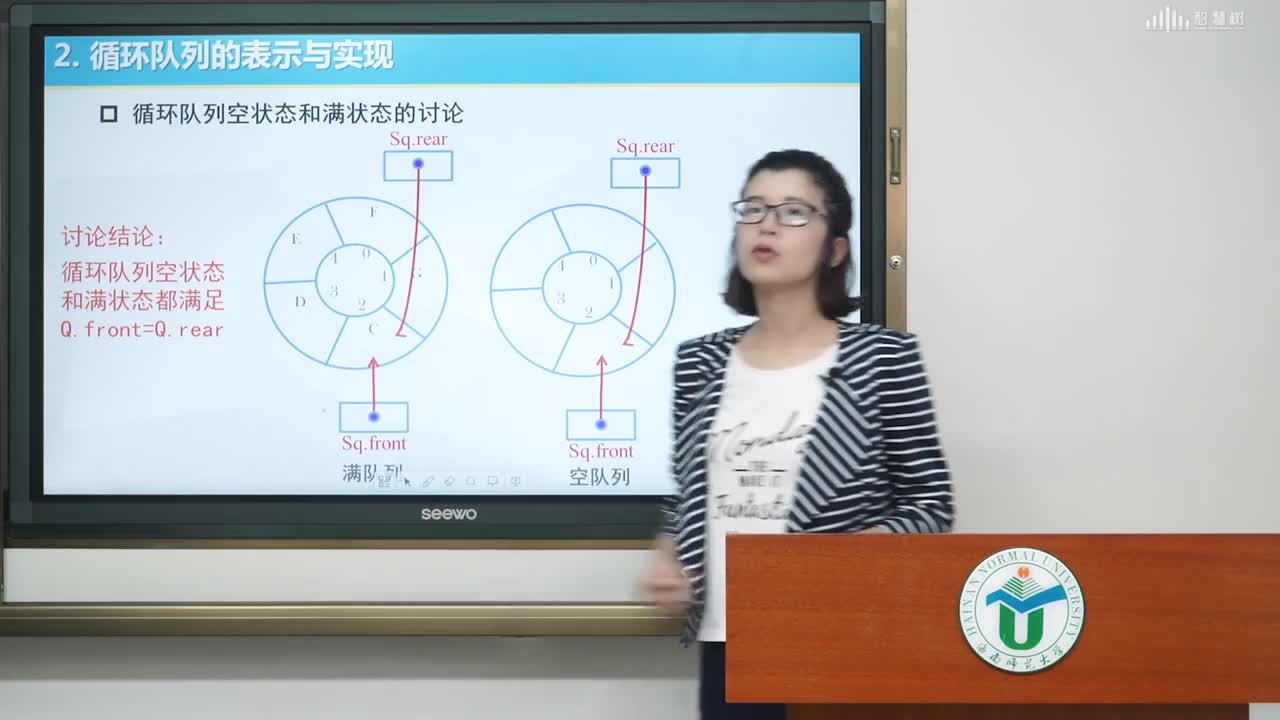 數據結構與算法：[3.7]--循環隊列的表示與實現(2)#硬聲創作季 