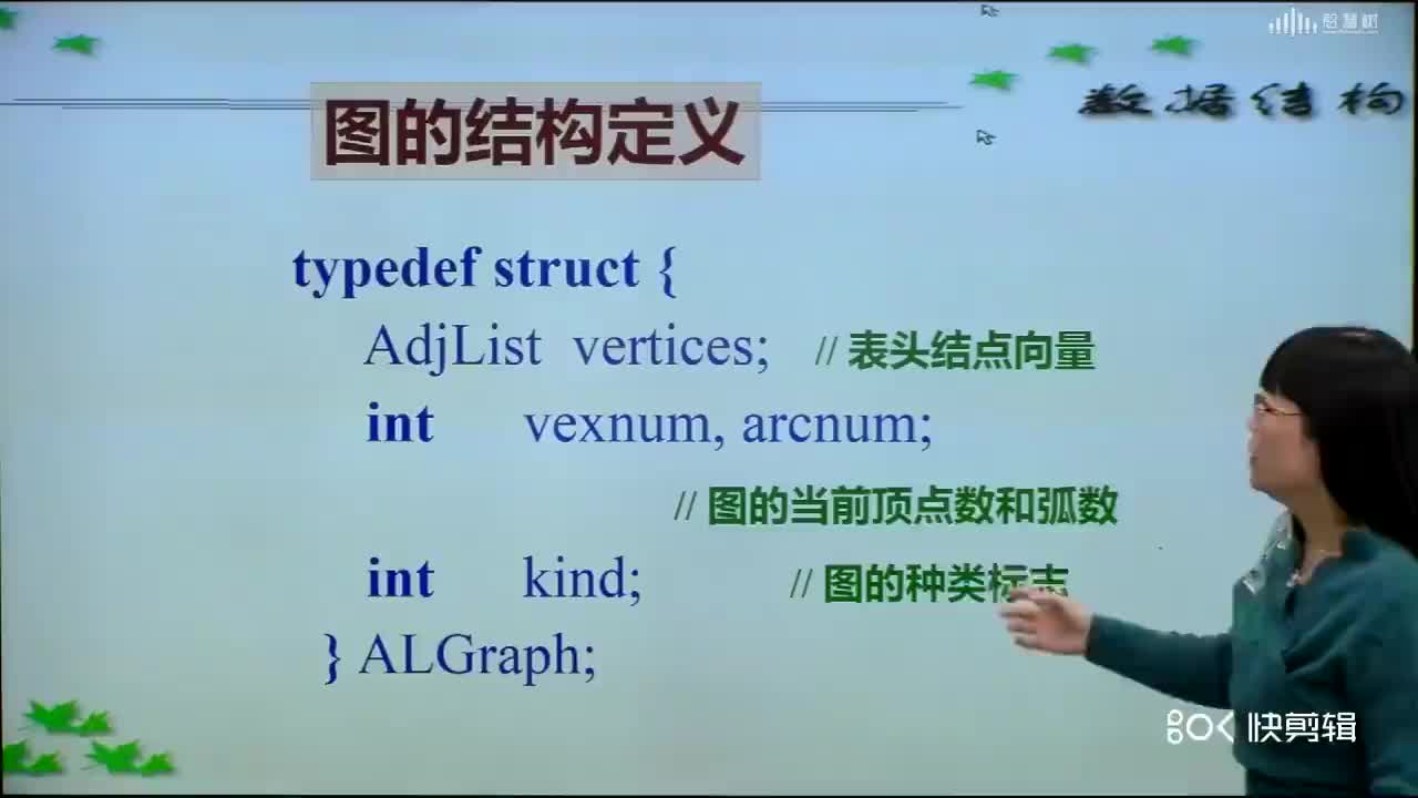 數(shù)據(jù)結(jié)構(gòu)與算法：[6.2.6]--圖的鄰接表存儲(chǔ)及編程表示(1)#硬聲創(chuàng)作季 