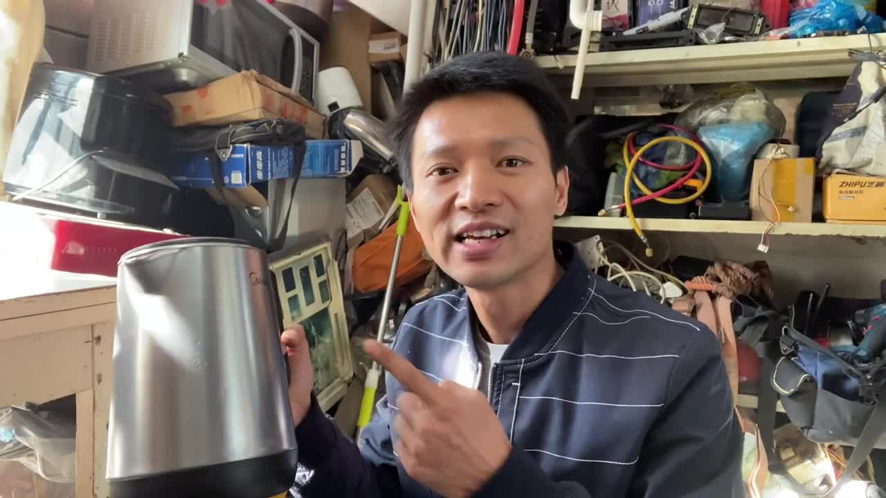 電水壺通電燈亮不加熱？很簡單，只有2個原因，拆開一看就知道#硬聲創(chuàng)作季 