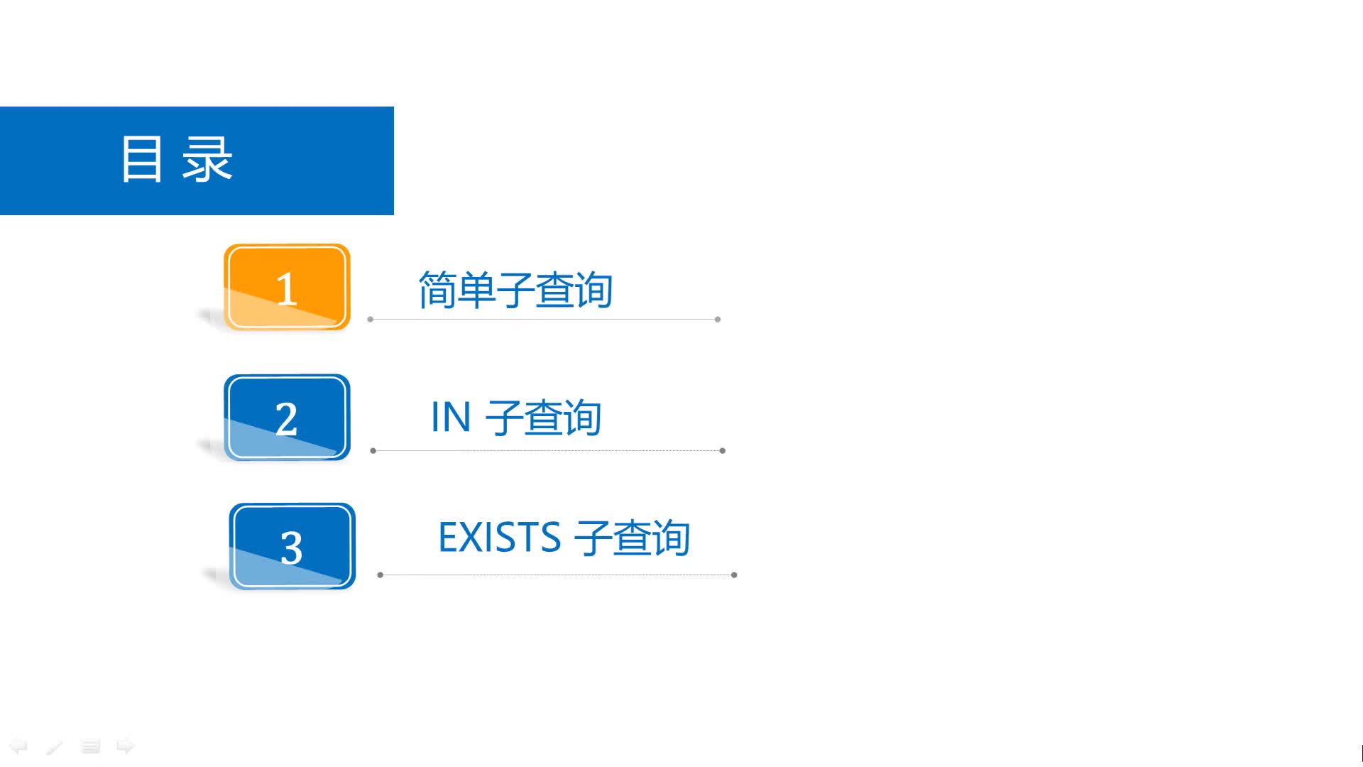 SQL数据库 第10章 子查询10-1-1 演示10-1 简单子查询1.aud