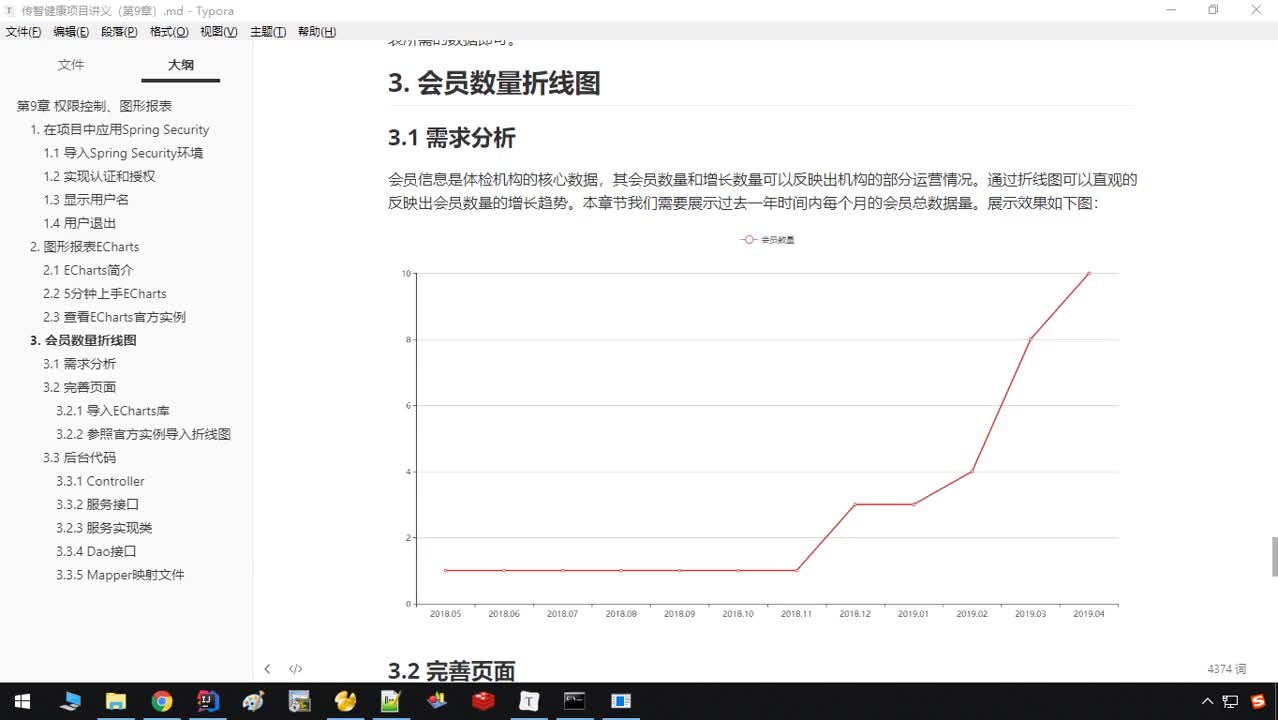 Java《傳智健康》項目實戰-Day10-18-會員數量折線圖_頁面調整