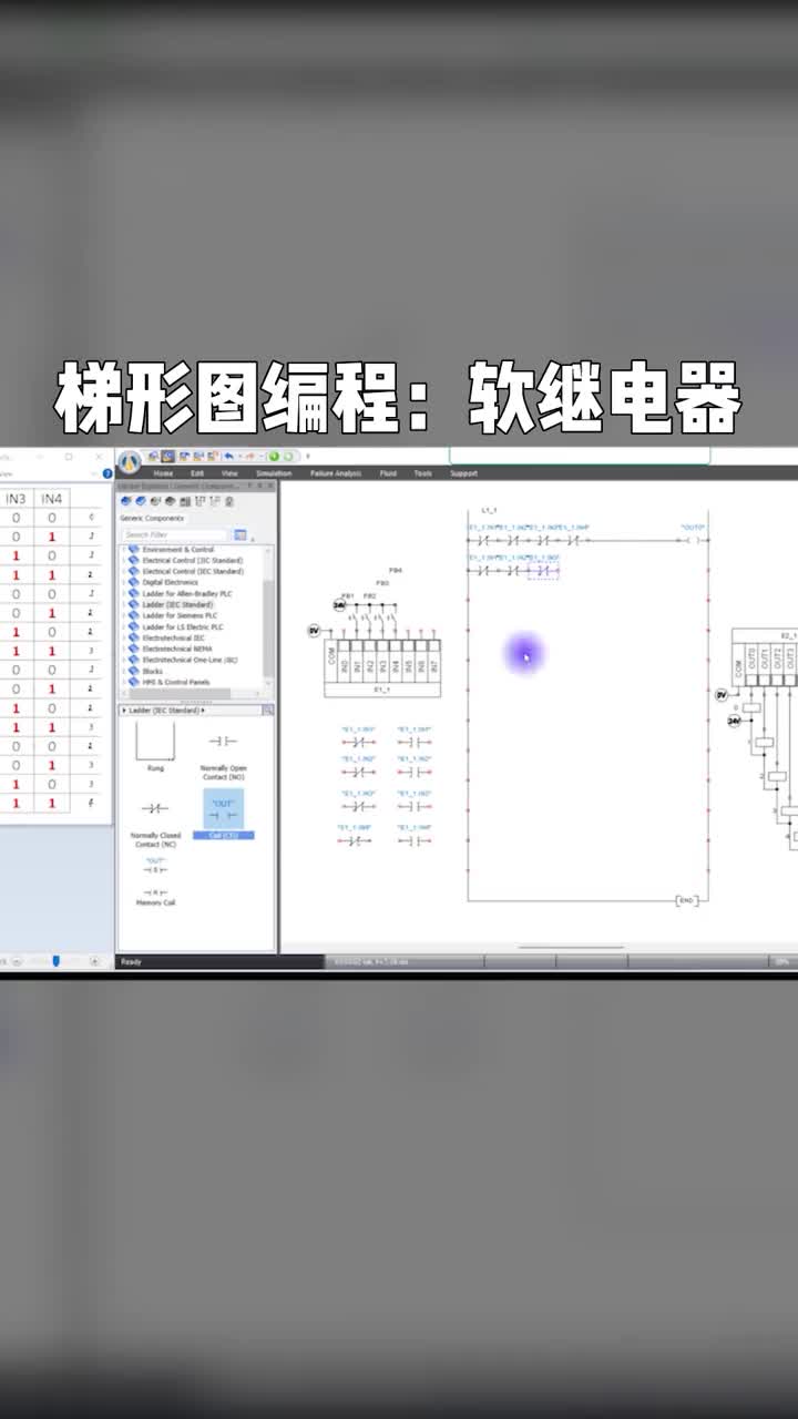 plc知識分享電工知識梯形圖常來常閉