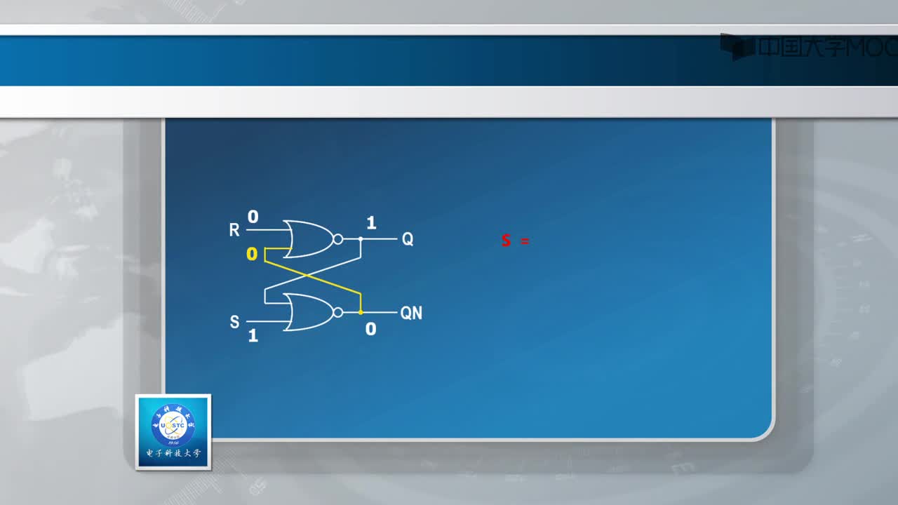 数字逻辑电路：7.3.1 SR锁存器工作原理(2)#硬声创作季 
