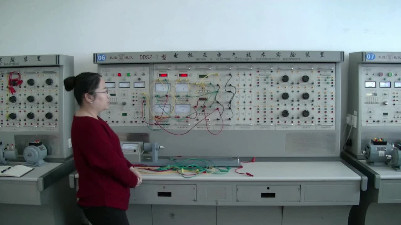 #硬聲創作季  94 三相組式變壓器短路實驗通電數據測量