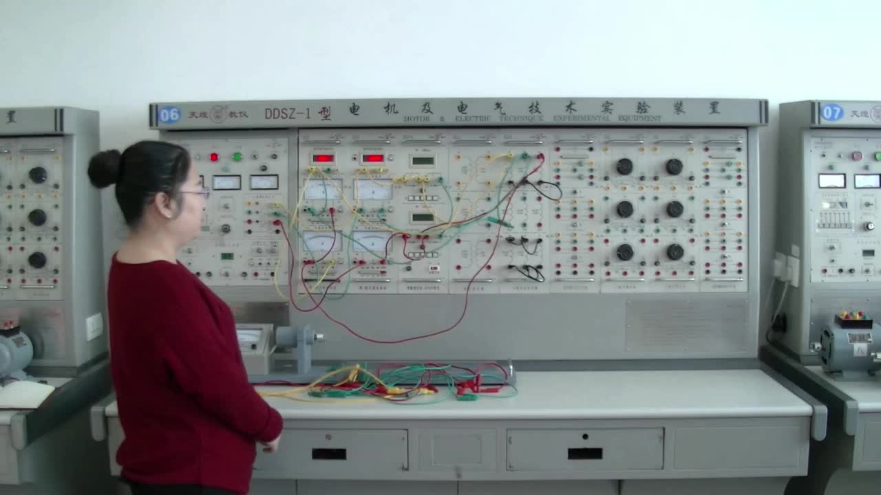 #硬聲創作季  104 三相芯式變壓器短路實驗通電數據測量