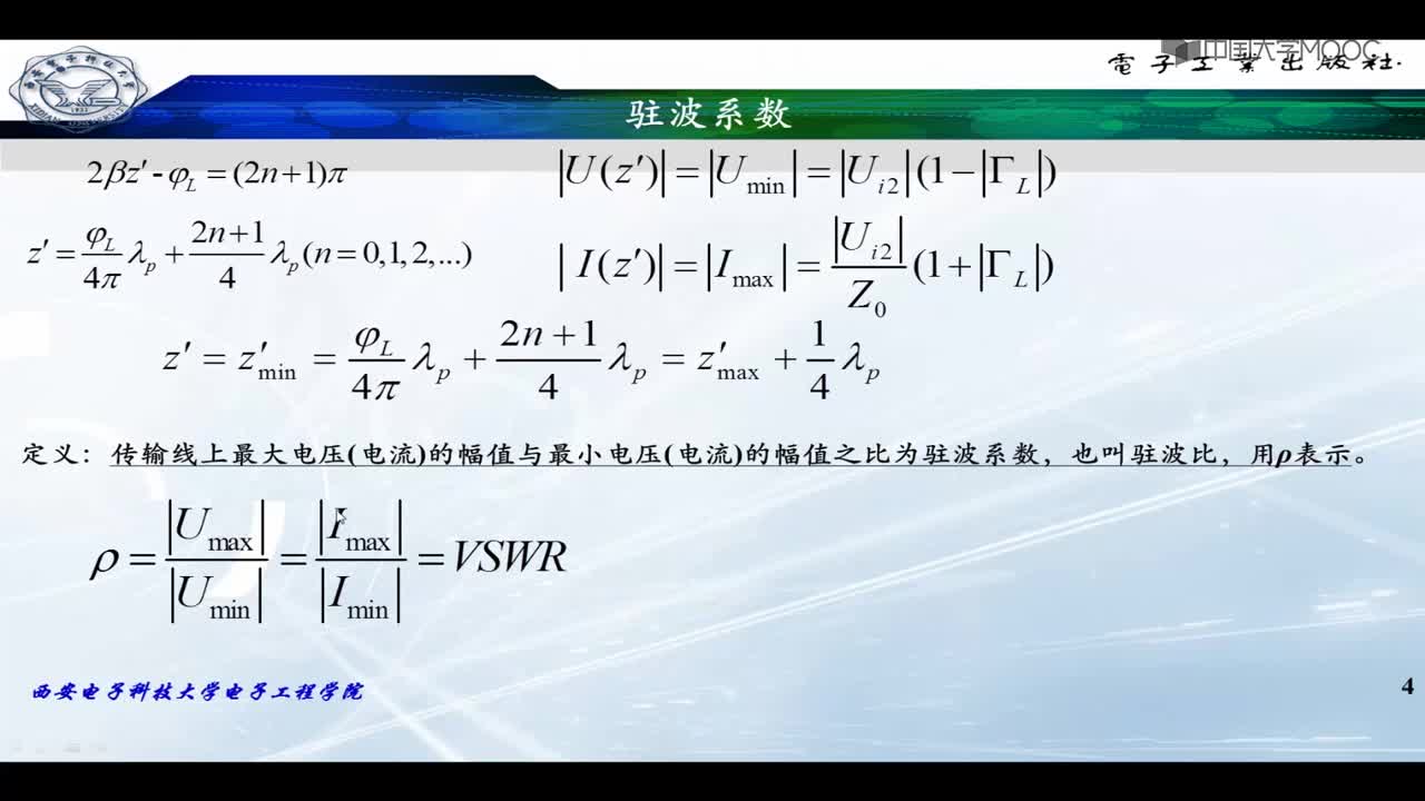 微波技術知識：知識點1-9駐波系數 ρ 和行波系數 K(2)#微波技術 