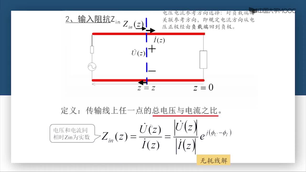 微波技術：第2-13講 工作狀態參量——輸入阻抗和導納(1)#微波技術 