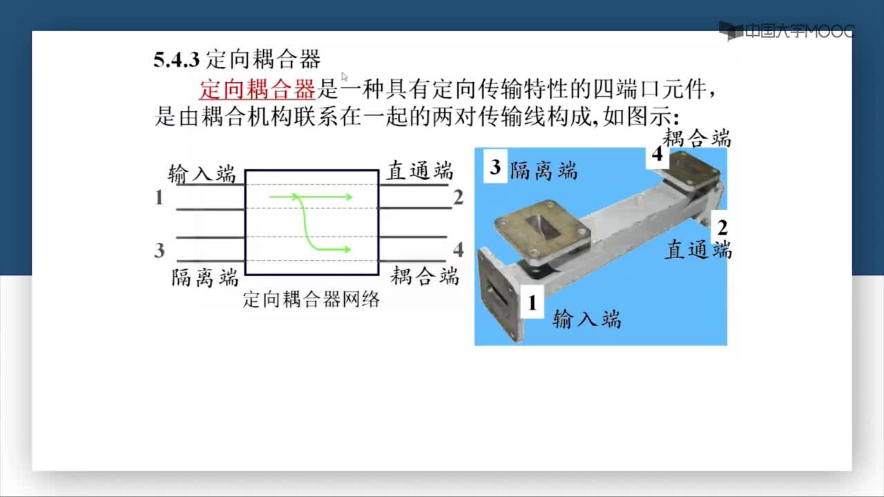 微波技术：第5-10讲 定向耦合器(1)#微波技术 