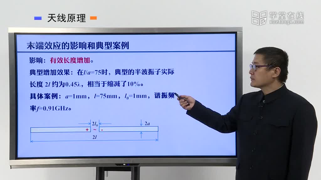 微波技术：[3.6.1]--2.6对称振子的末端效应(2)#微波技术 