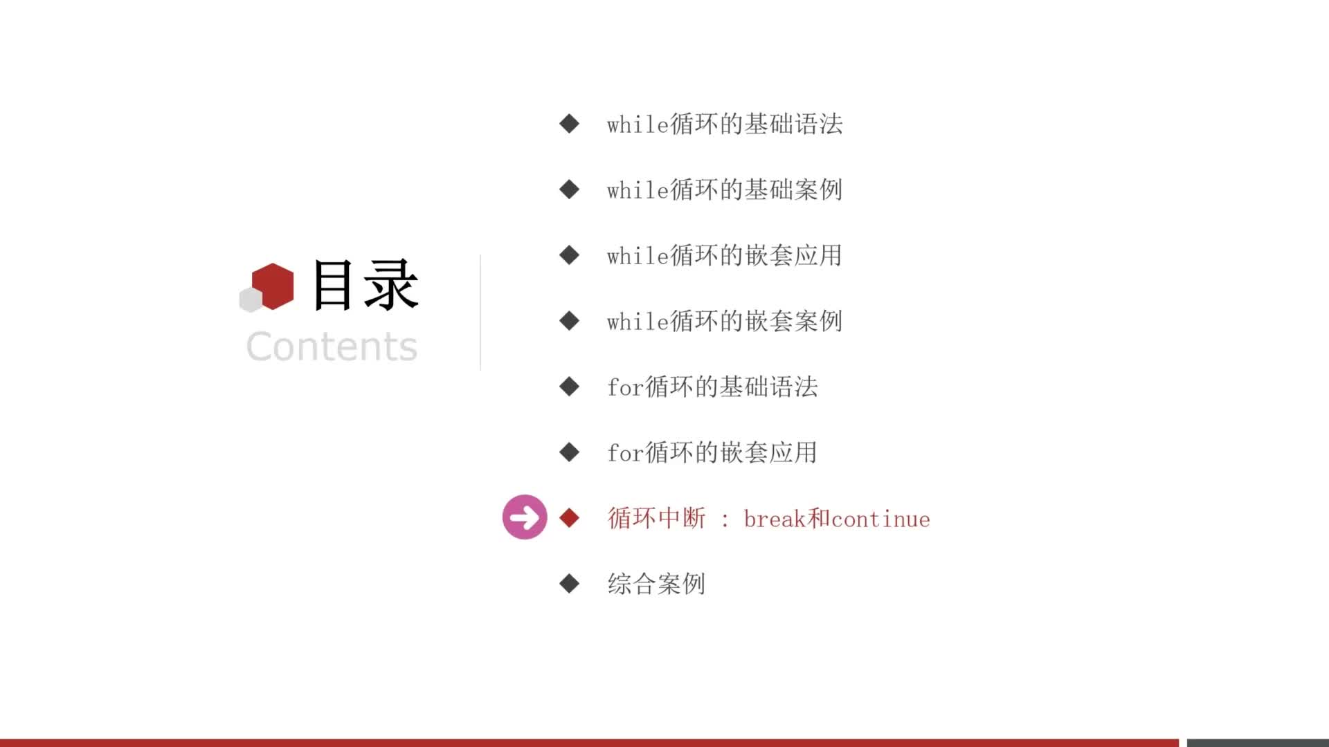 Python零基礎到入門全套教程-第四章-12-continue和break