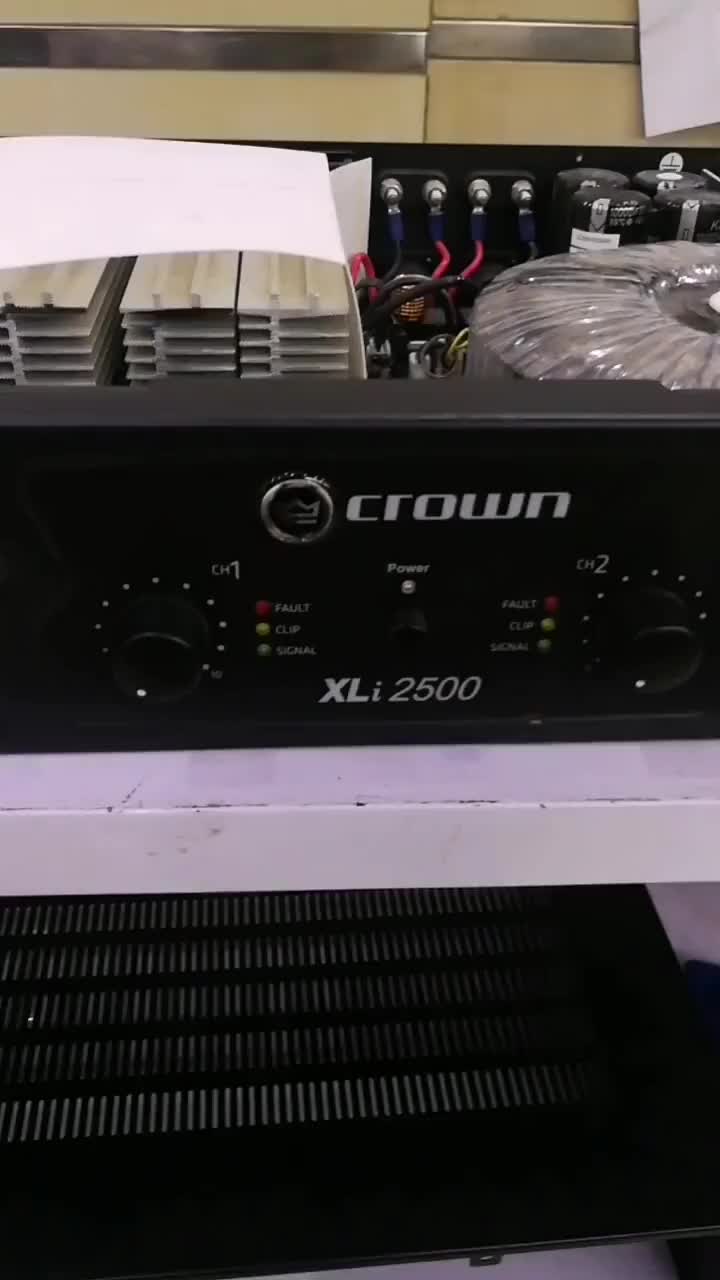 維修一臺(tái)皇冠功放Xli2500一個(gè)聲道亮紅燈保護(hù)故障已修好#硬聲創(chuàng)作季 