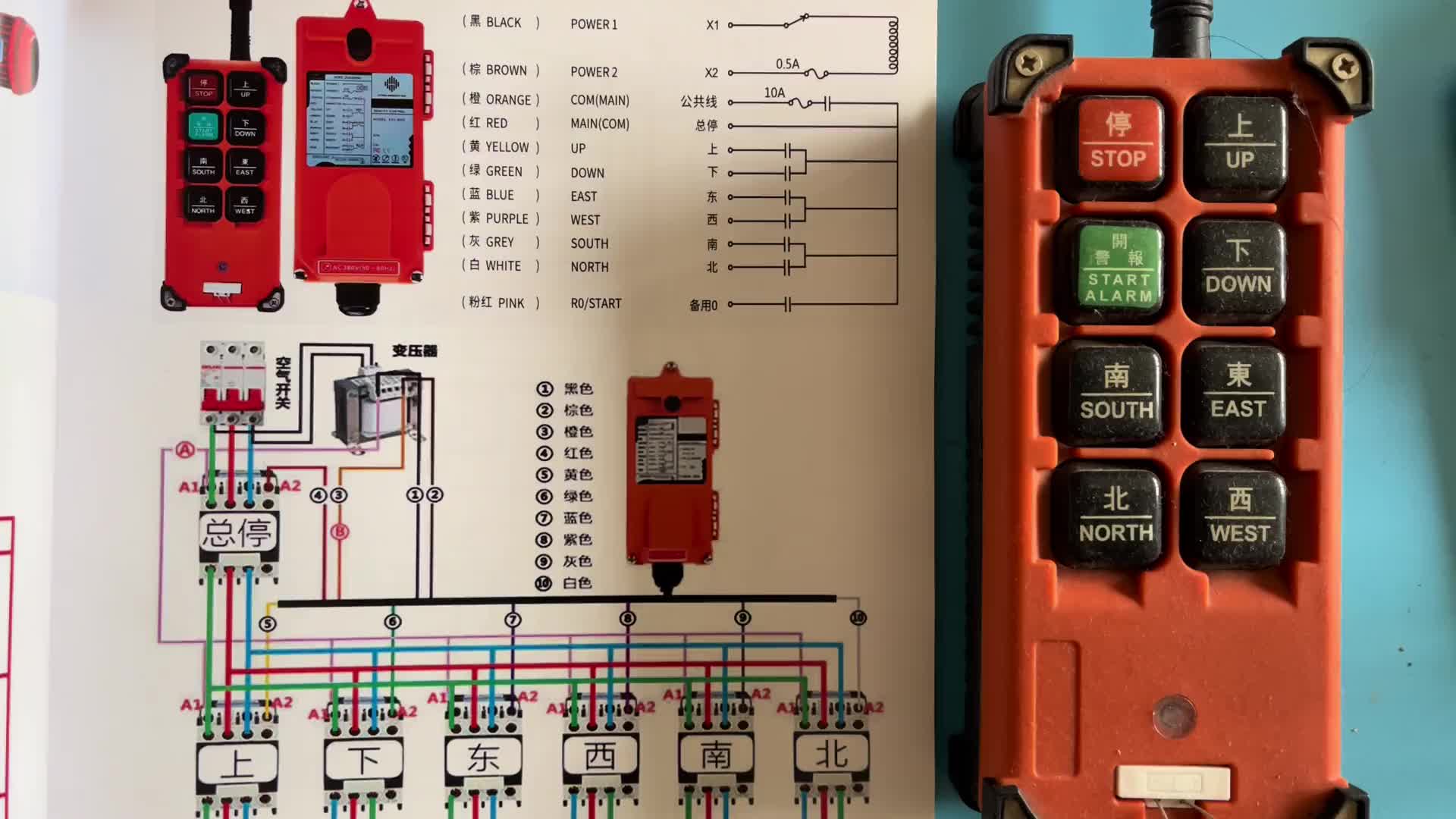 電工知識：無線遙控電葫蘆接線步驟一一講解，實物演示