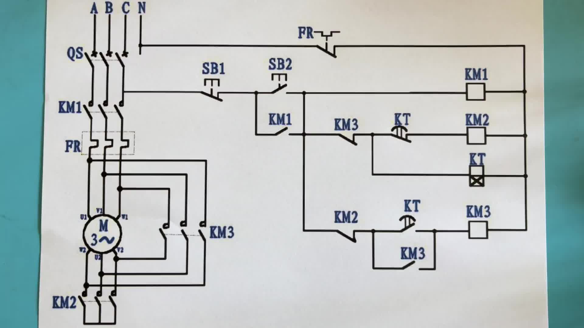 電工知識(shí)：星三角電路圖死記硬背是沒有用的，得學(xué)會(huì)巧記