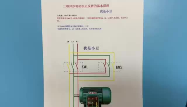 電工知識：三相異步電動機(jī)正反轉(zhuǎn)的基本原理，實物講解