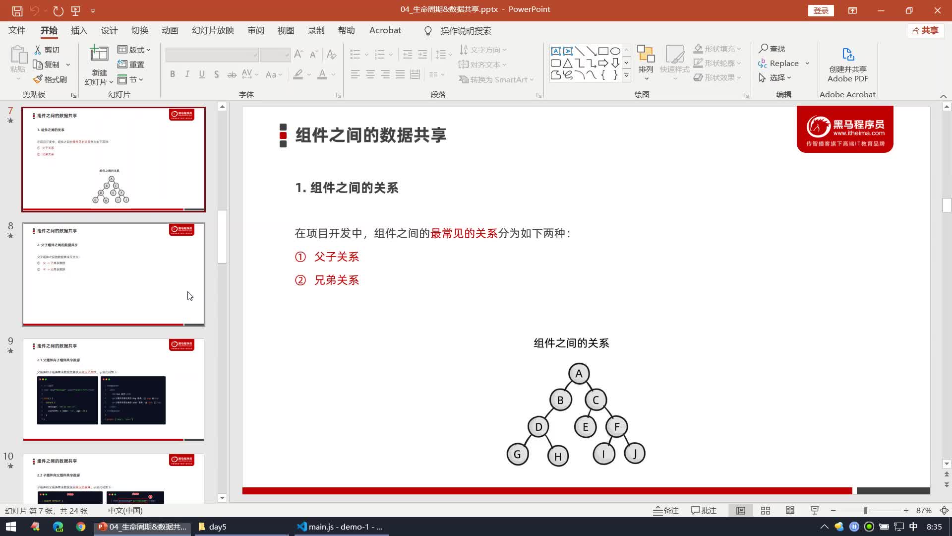 Vue2-01.復(fù)習(xí) - 組件之間數(shù)據(jù)共享的三種方案#硬聲創(chuàng)作季 