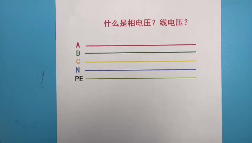 作為老電工，什么是線電壓，什么是相電壓還迷糊著分不清，不合適