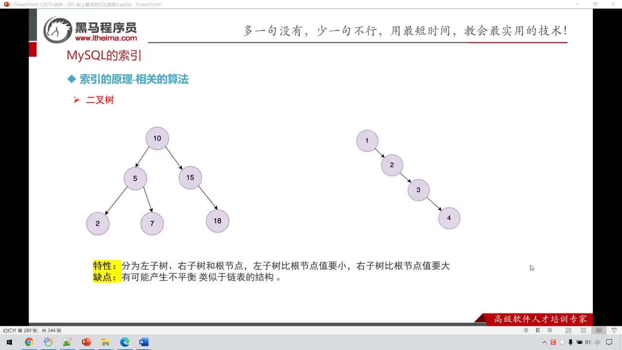 大數(shù)據(jù)MySQL8.0-144-MySQL的索引-內(nèi)部原理-相關(guān)算法-二叉樹和二#硬聲創(chuàng)作季 