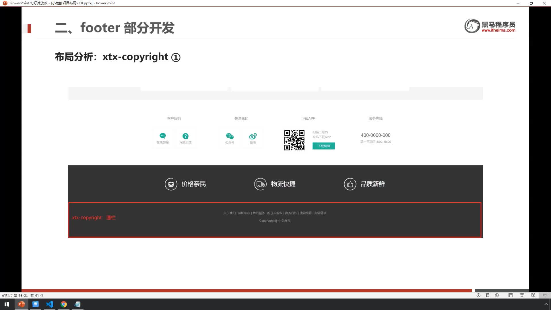 前端小兔鮮項(xiàng)目2-09-xtx-copyright模塊分析和