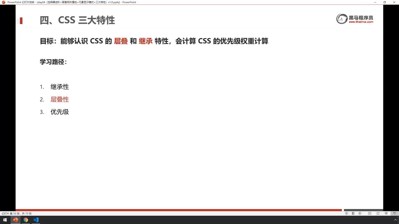 前端CSS-day2-24-CSS三大特性-层叠性#硬声创作季 