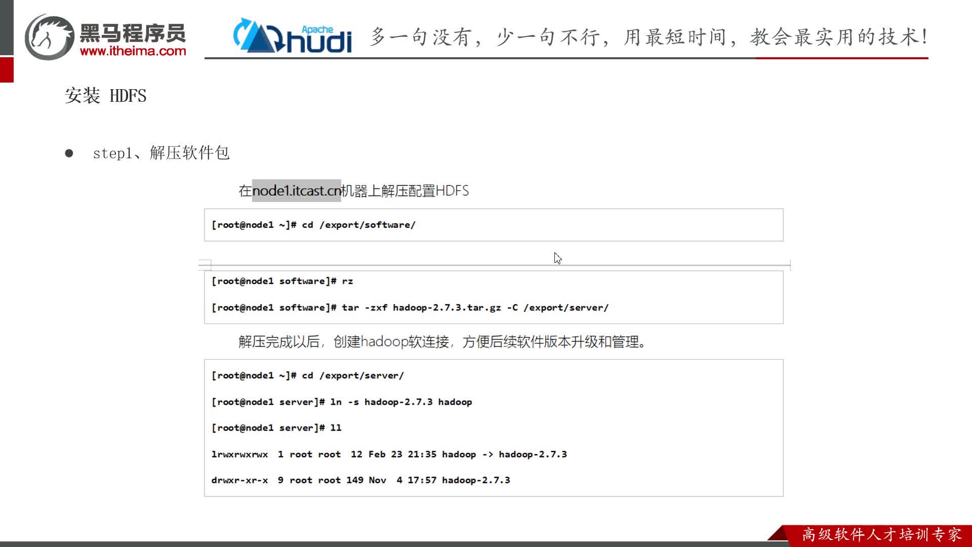 Hudi基礎入門篇-09--Hudi 快速體驗使用--HDFS 安裝部署測試