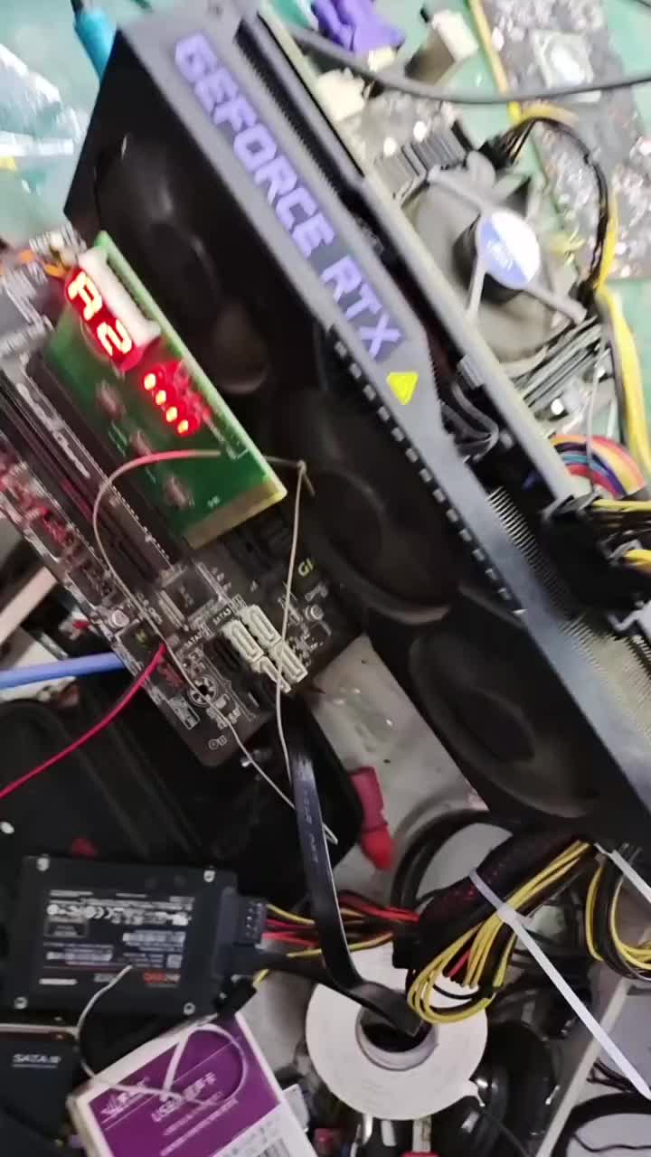 粉絲發(fā)來的rtx3080完美修復進入測試階段 #電腦維修 #筆記本維修 #顯卡維修#硬聲創(chuàng)作季 