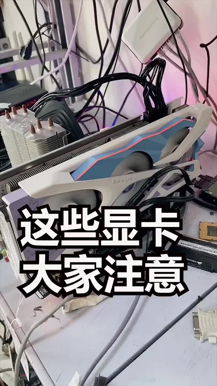 就這些顯卡，必須給他原路返回 #電腦維修#硬聲創作季 