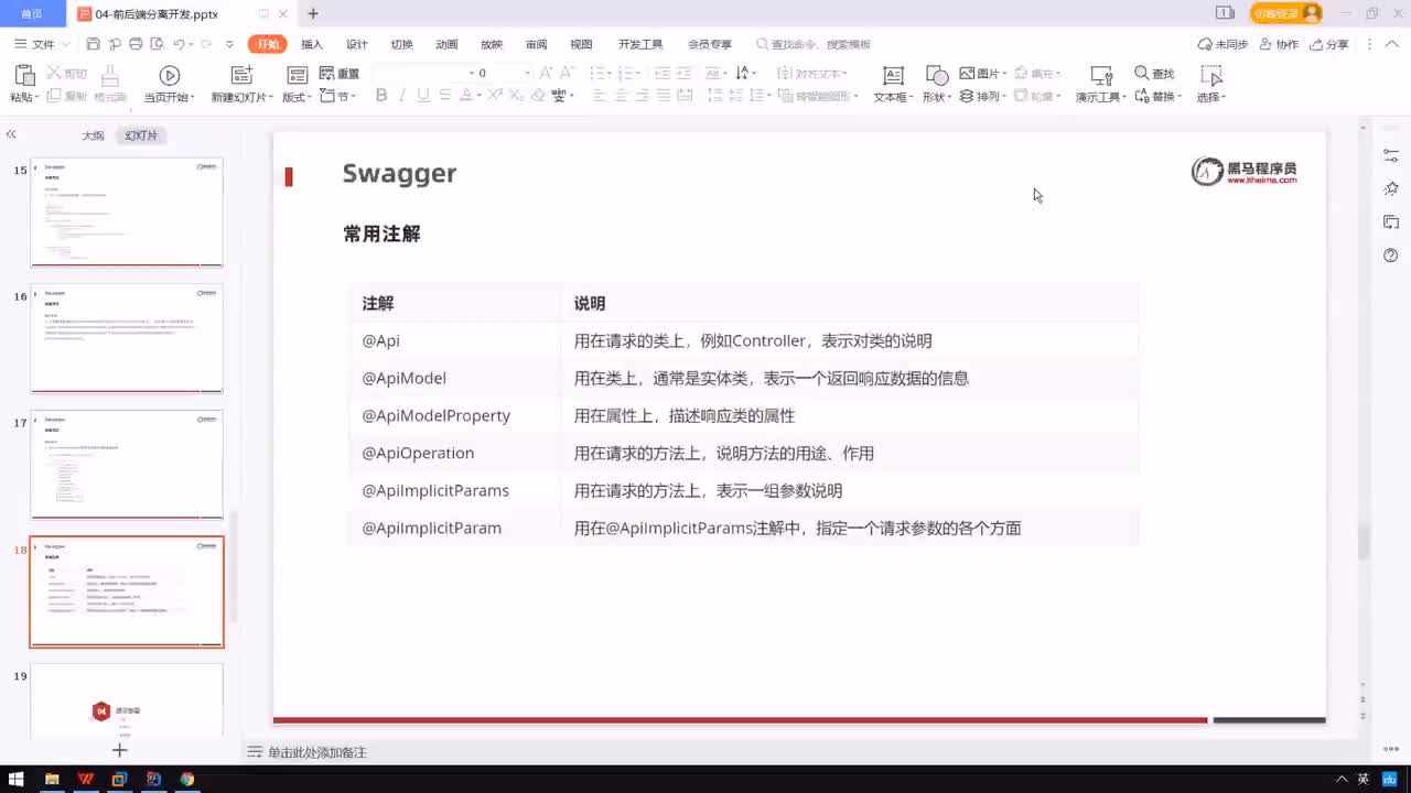 瑞吉外卖项目优化3-05-Swagger_常用注解