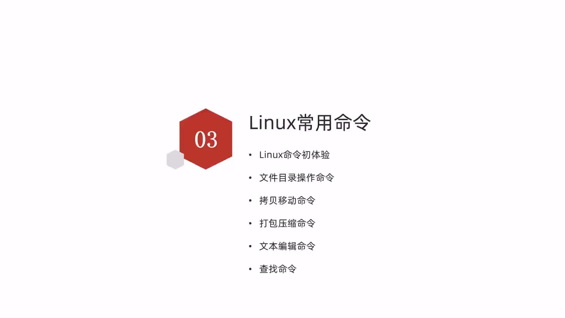 瑞吉外卖项目Linux-05-Linux常用命令_本章内容介