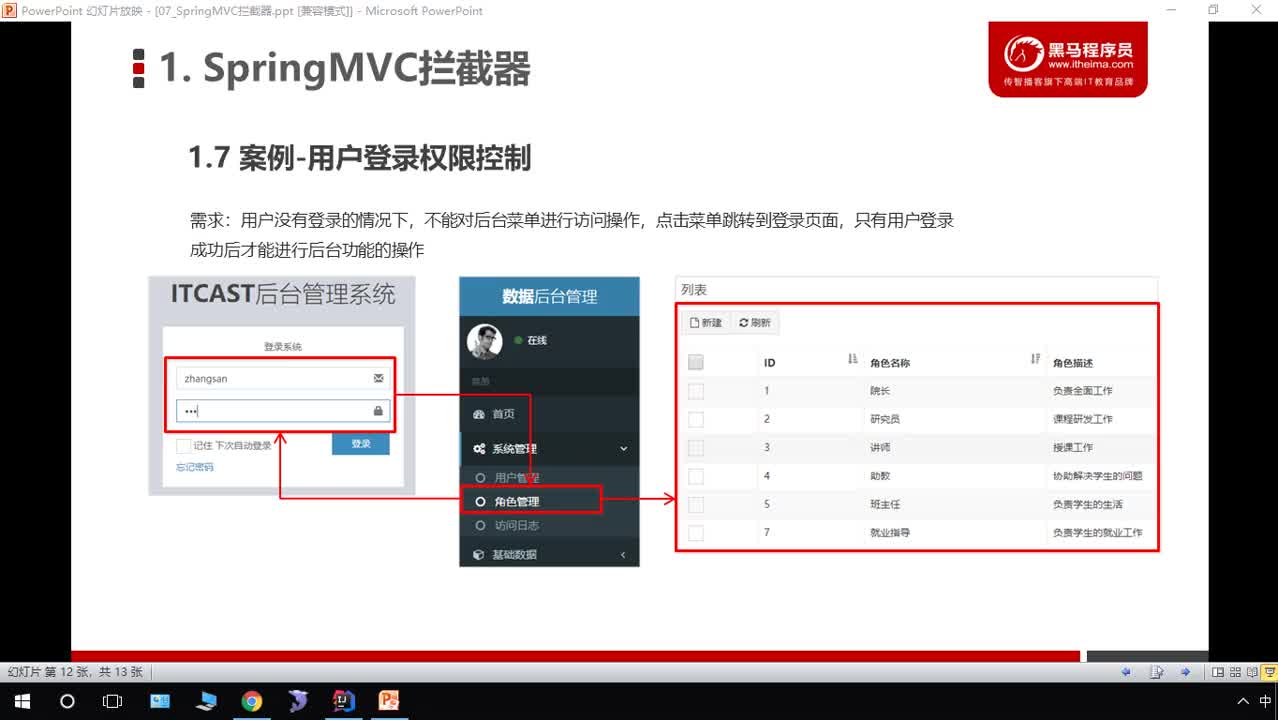 Java自學教程SSM框架全覆蓋day7_07-用戶登錄權限控制代碼實現1