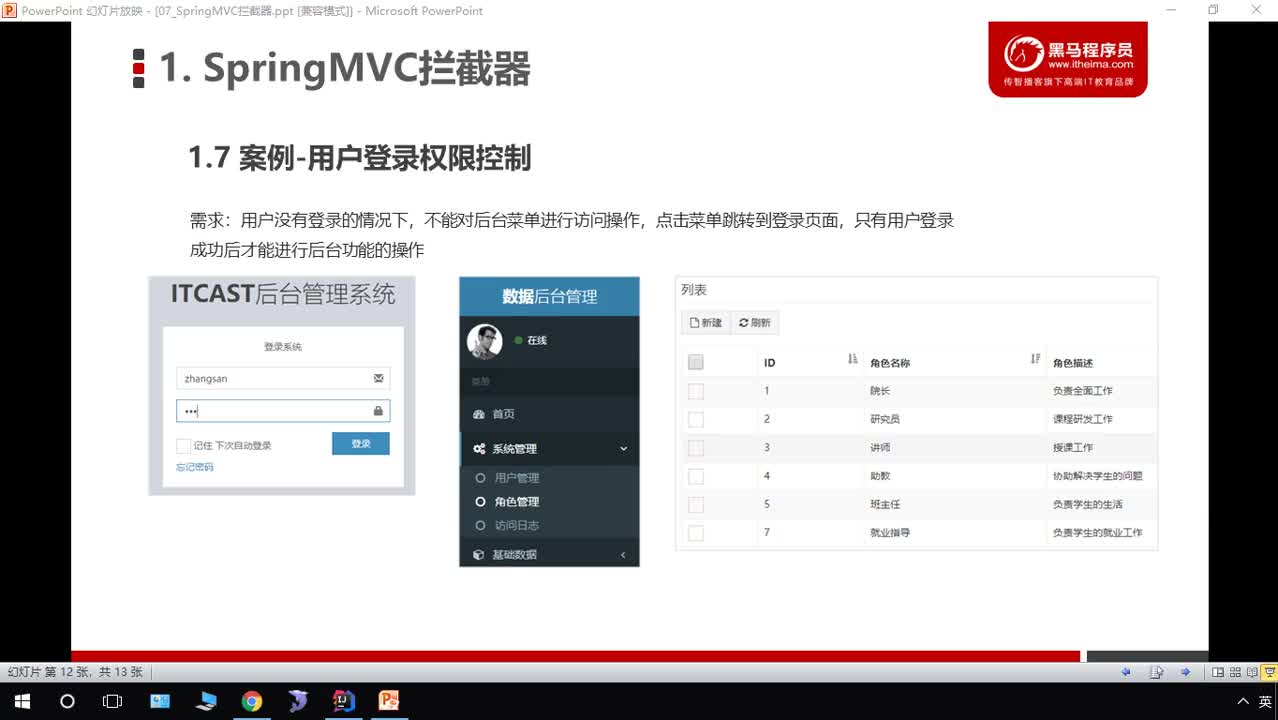 Java自學(xué)教程SSM框架全覆蓋day7_06-用戶登錄權(quán)限控制分析
