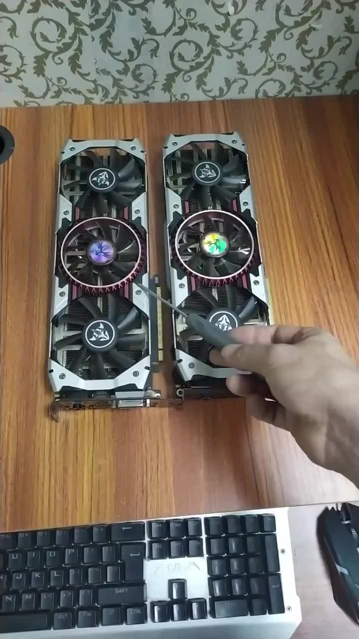 第二遍視頻，昨天只發了一半，彩虹1070顯卡維修#電腦維修 #電腦#硬聲創作季 