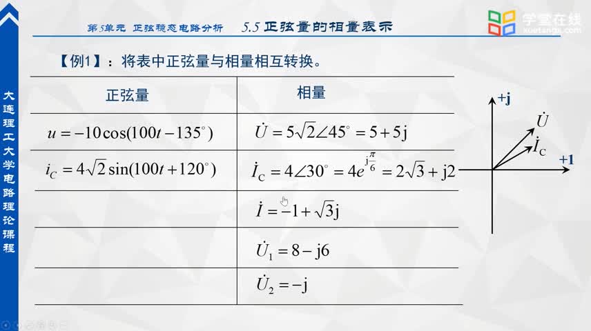 [6.5.2]--正弦量相量例題(2)#電路知識 