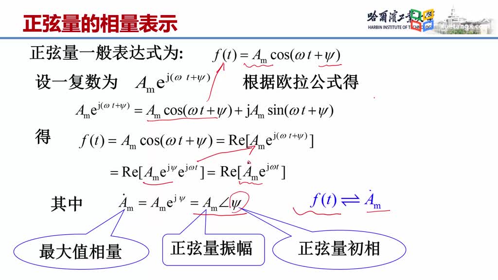 [7.6.1]--7.5.1正弦量的向量表示Video(2)#電路知識 
