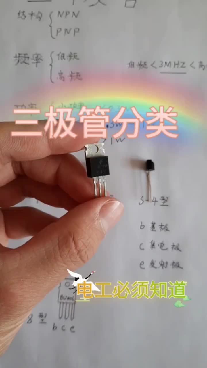 三極管的分類你學(xué)會(huì)了嗎？ #小倫課堂#硬聲創(chuàng)作季 