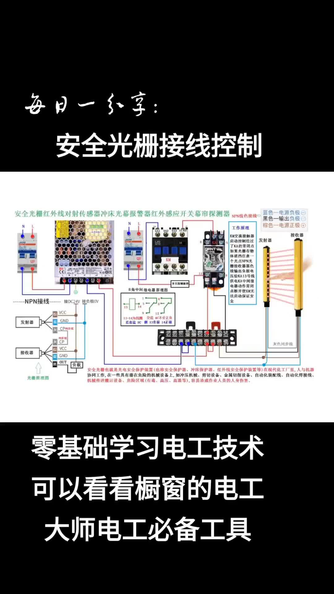 #硬聲創(chuàng)作季   安全光柵接線控制，你學(xué)廢了嗎？