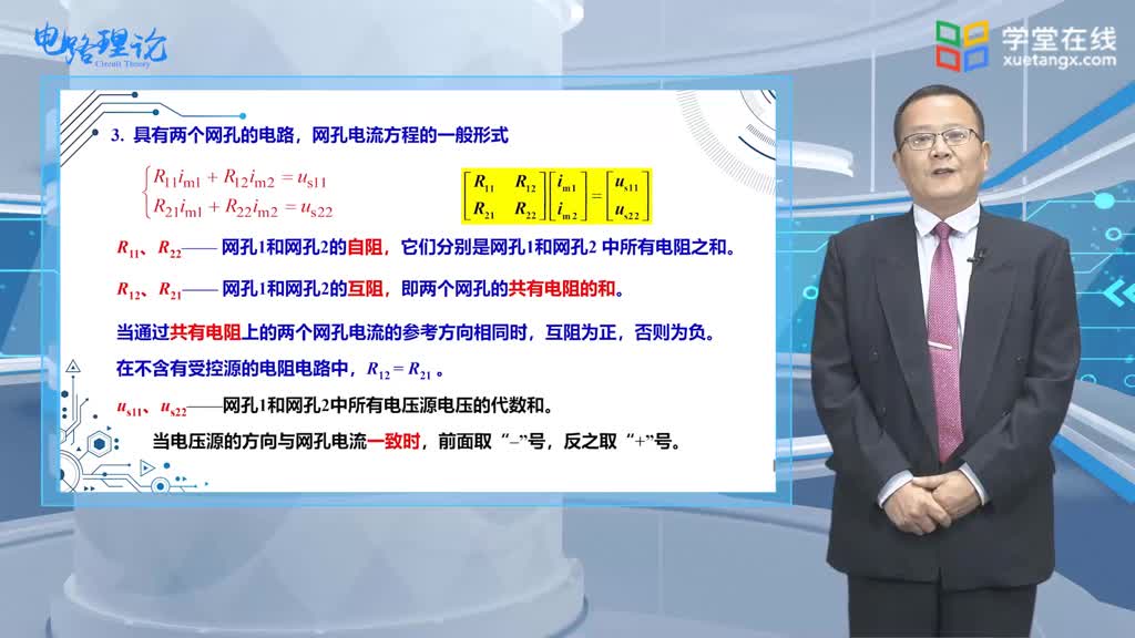 電路知識(shí)：0261網(wǎng)孔電流法(2)#電路知識(shí) 
