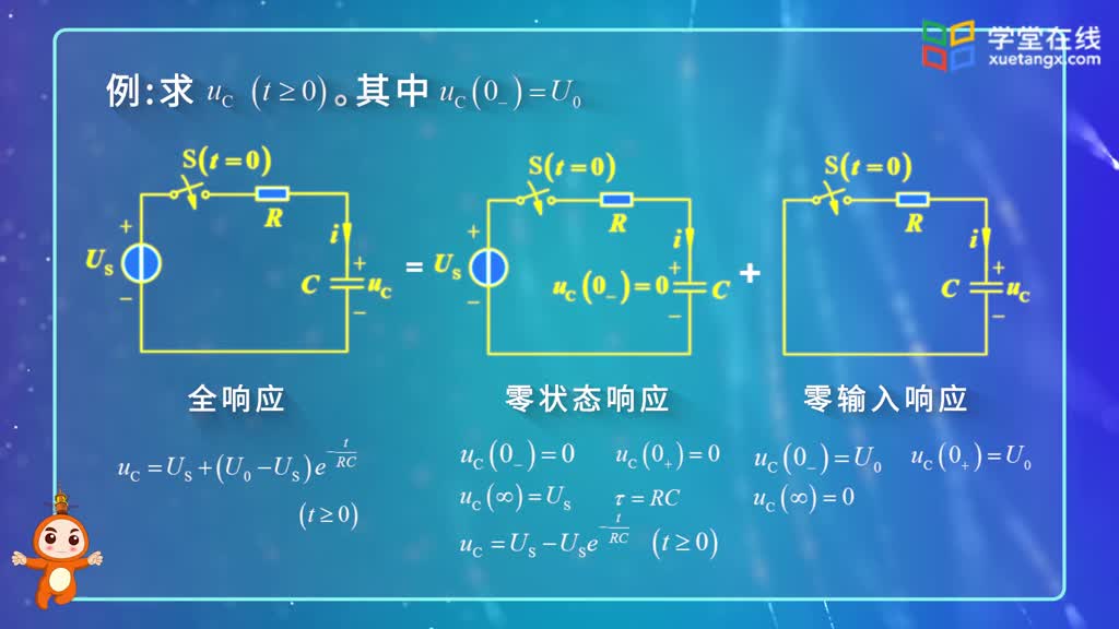 电路知识：第37讲零输入响应和零状态响应(2)#电路知识 