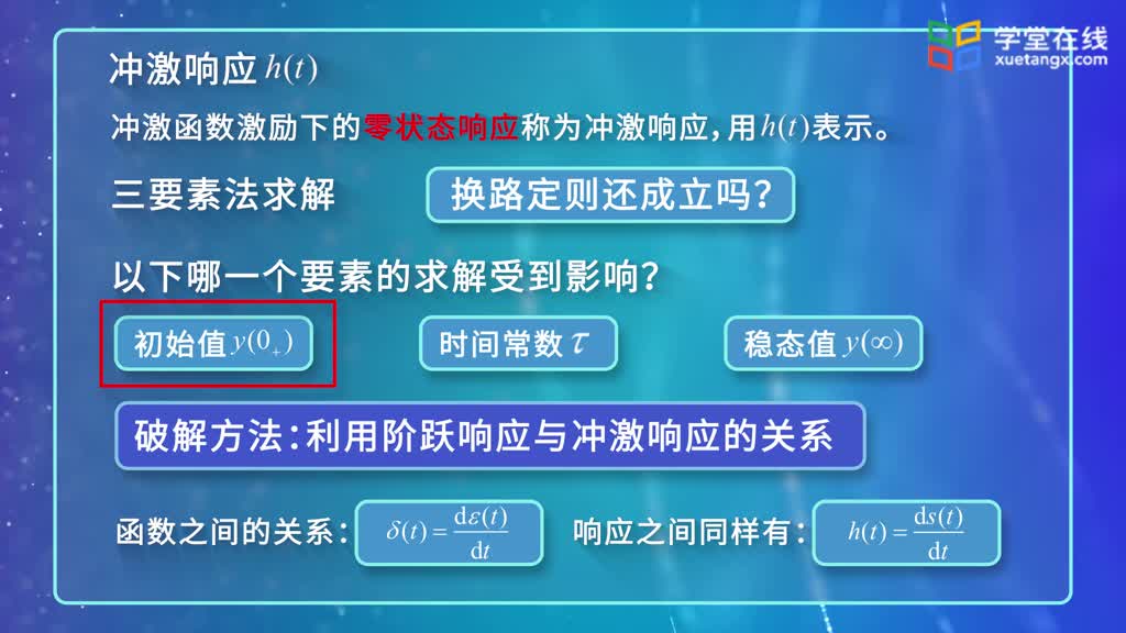 電路知識(shí)：第43講沖激響應(yīng)(2)#電路知識(shí) 