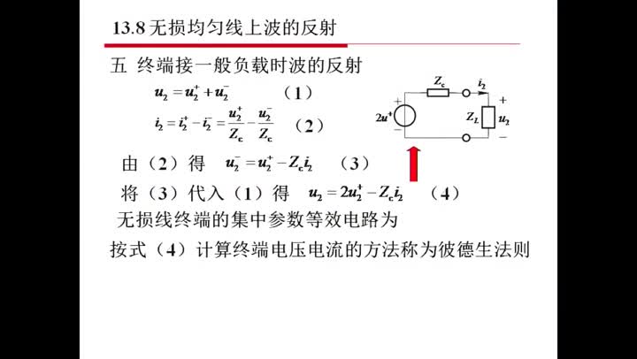電路知識：無損均勻線上波的反射（上）(3)(3)#電路知識 