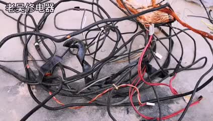 #硬聲創作季   三個CRT電視的消磁線圈竟然拆出2斤多銅，怪不得收廢品的都發財了