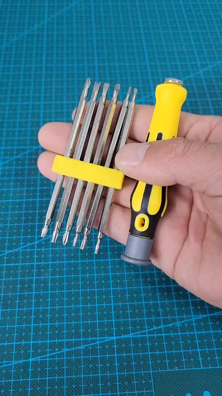 #硬聲創作季   家用螺絲刀套裝，有了它，以后修個小電器就方便多了