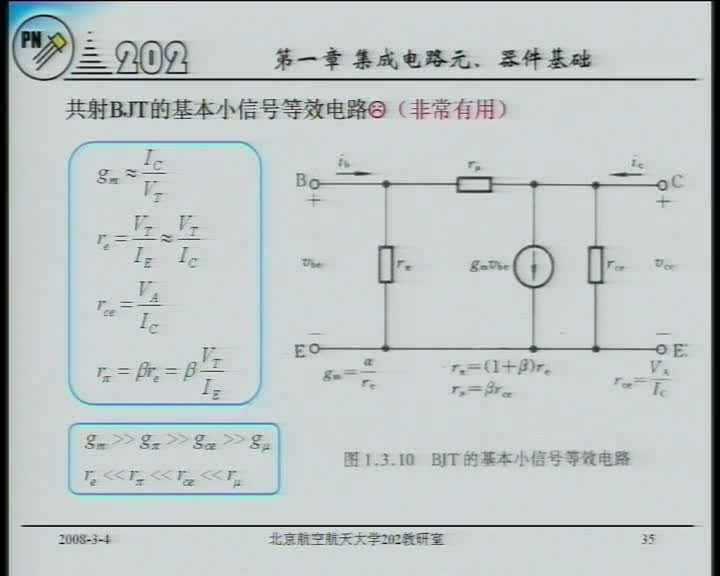 電路：10BJT小信號模型與頻率參數(2)(2)#電路知識 