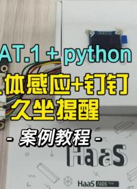 用python寫的久坐提醒機器人，幫助程序員多起來活動活動#python開發板 #物聯網開發 